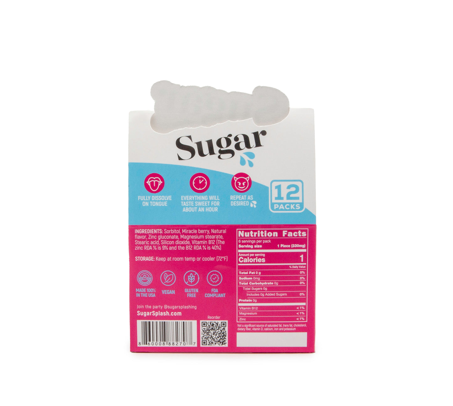12-Pack Retail Box of Taste Changing Tablets